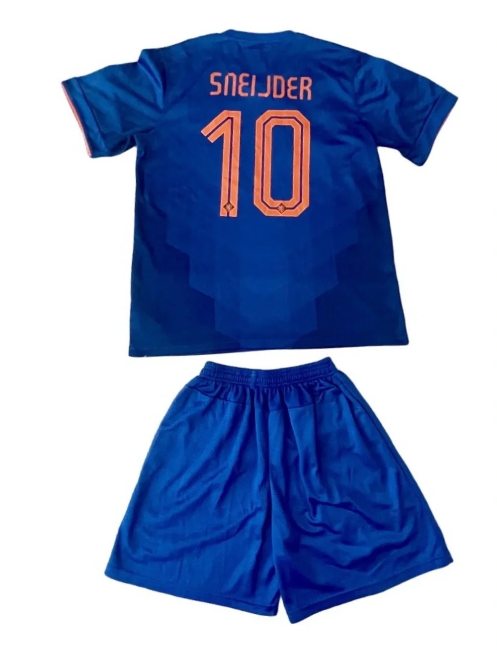 Authentic Nike Netherlands National Team Jersey & Shorts Set Sneijder #10 Men  L